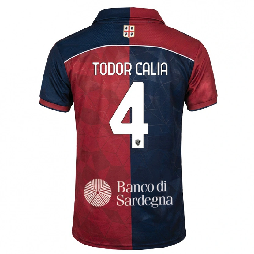 Danxen Homem Camisola Francesco Todor Calia #4 Bordô Azul Real Principal 2026/27 Camisa Brasil