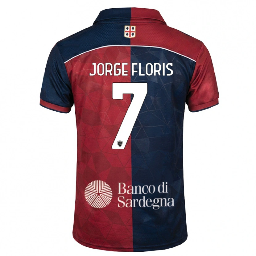 Danxen Homem Camisola Nicolò Jorge Floris #7 Bordô Azul Real Principal 2026/27 Camisa Brasil