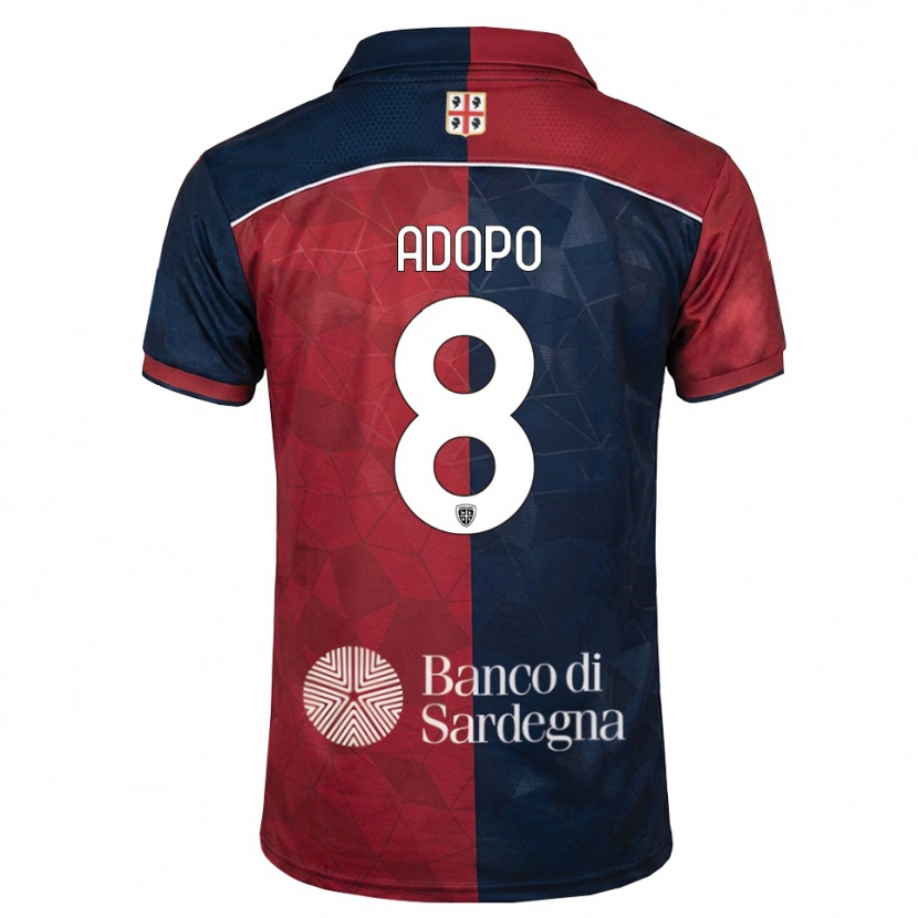 Danxen Homem Camisola Michel Adopo #8 Bordô Azul Real Principal 2026/27 Camisa Brasil