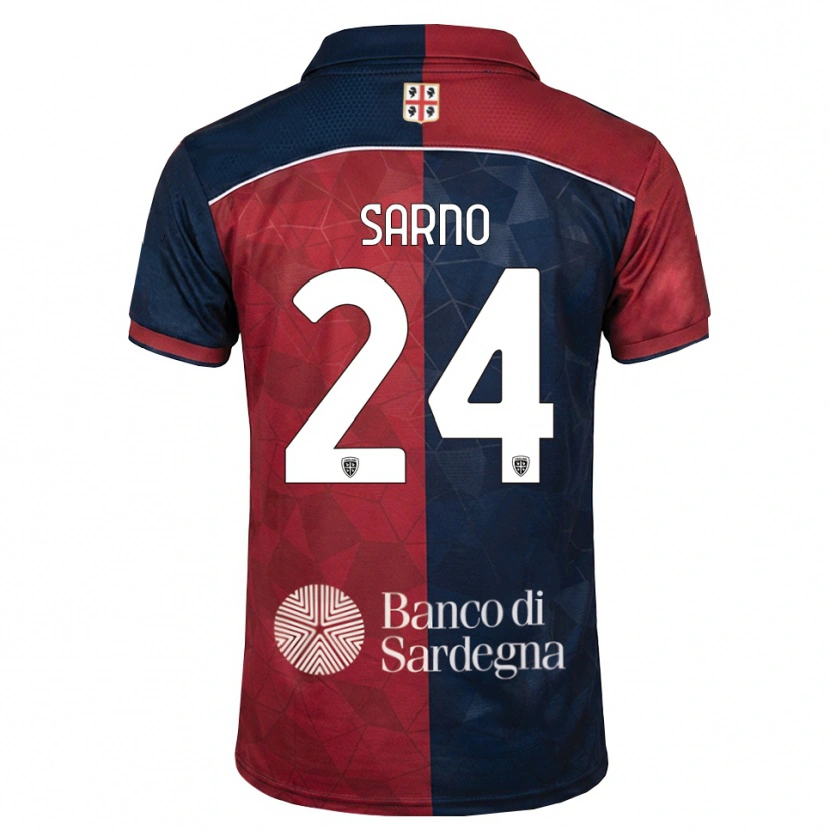 Danxen Homem Camisola Vincenzo Sarno #24 Bordô Azul Real Principal 2026/27 Camisa Brasil
