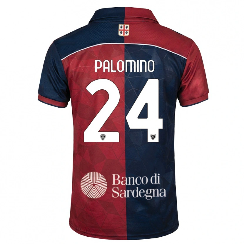 Danxen Homem Camisola Jose Luis Palomino #24 Bordô Azul Real Principal 2026/27 Camisa Brasil