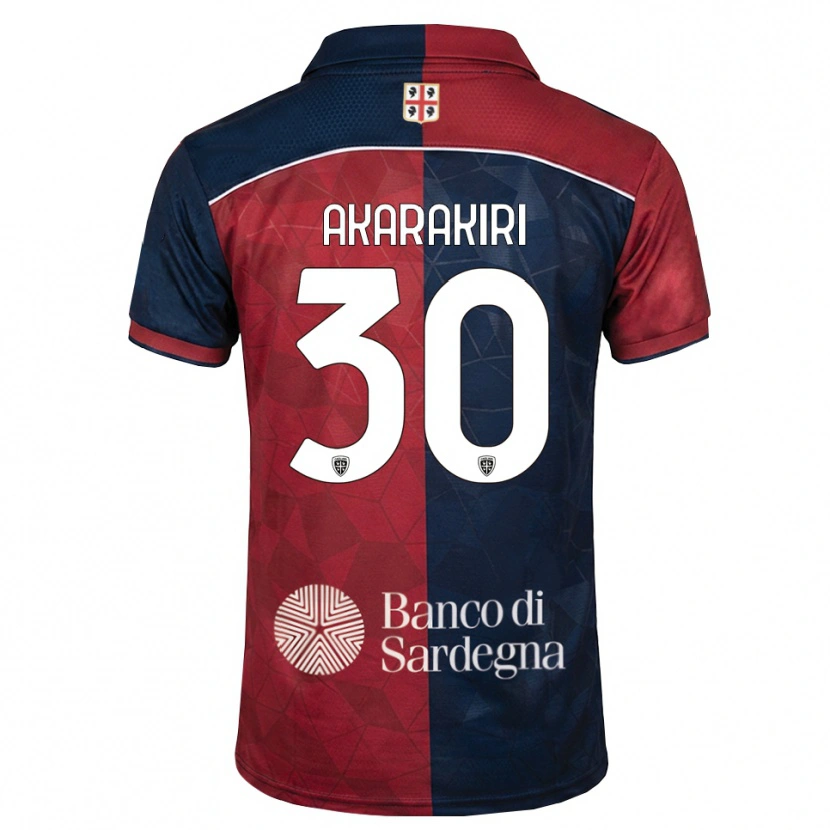 Danxen Homem Camisola Demi Akarakiri #30 Bordô Azul Real Principal 2026/27 Camisa Brasil