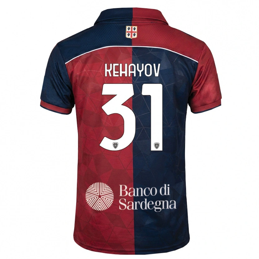 Danxen Homem Camisola Atanas Kehayov #31 Bordô Azul Real Principal 2026/27 Camisa Brasil