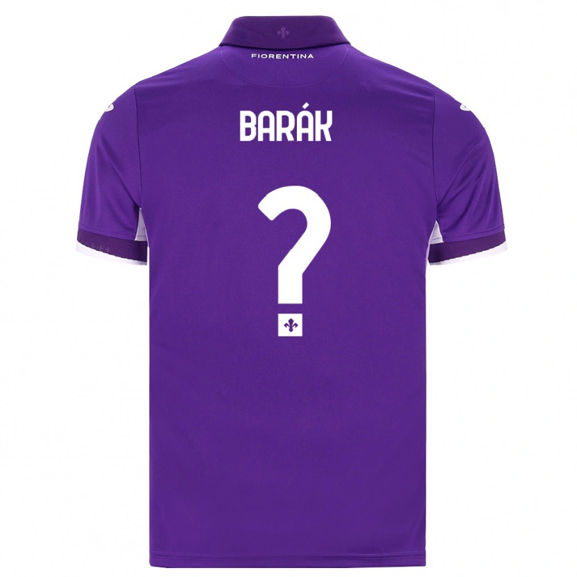 Danxen Homem Camisola Antonín Barák #0 Roxo Branco Rosa Principal 2026/27 Camisa Brasil