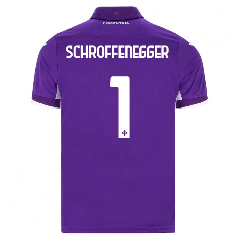 Danxen Homem Camisola Katja Schroffenegger #1 Roxo Branco Rosa Principal 2026/27 Camisa Brasil