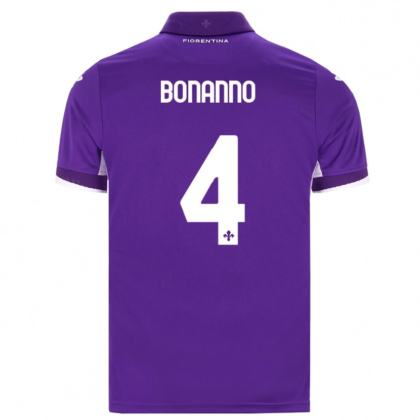 Danxen Homem Camisola Piergiorgio Bonanno #4 Roxo Branco Rosa Principal 2026/27 Camisa Brasil