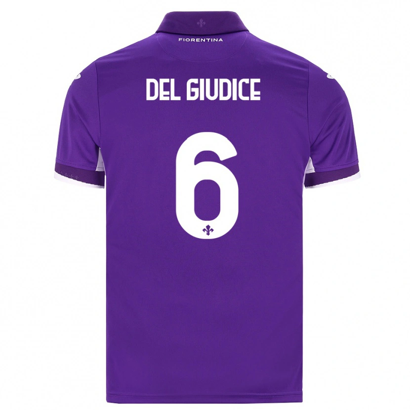 Danxen Homem Camisola Nicolas Del Giudice #6 Roxo Branco Rosa Principal 2026/27 Camisa Brasil