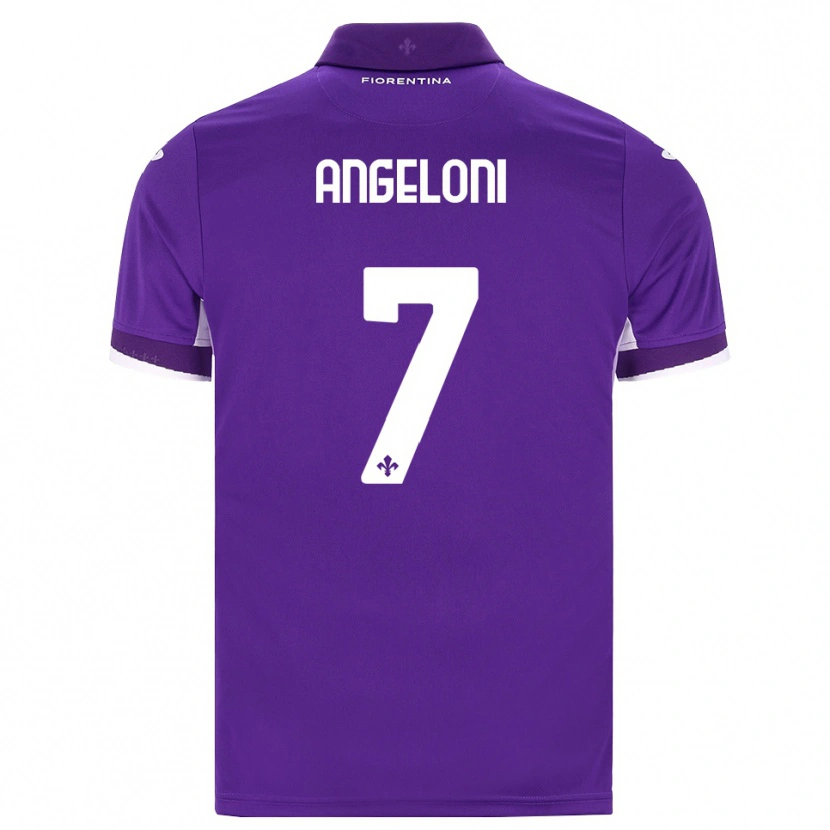 Danxen Homem Camisola Alberto Angeloni #7 Roxo Branco Rosa Principal 2026/27 Camisa Brasil