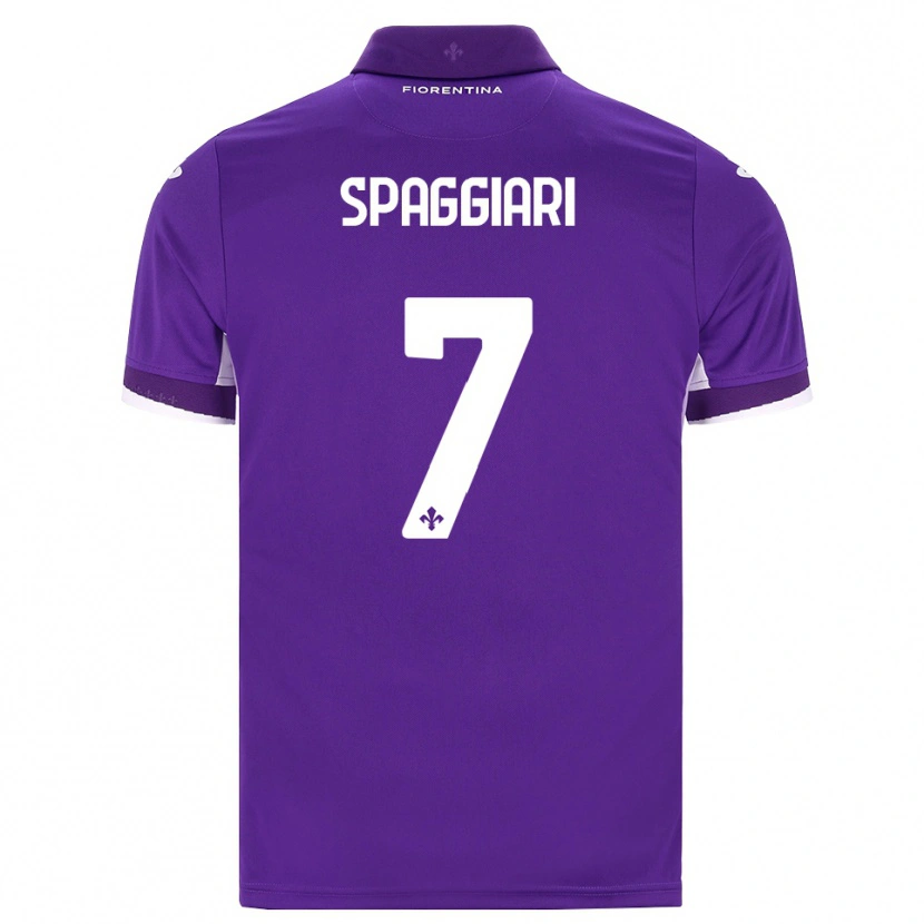 Danxen Homem Camisola Riccardo Spaggiari #7 Roxo Branco Rosa Principal 2026/27 Camisa Brasil