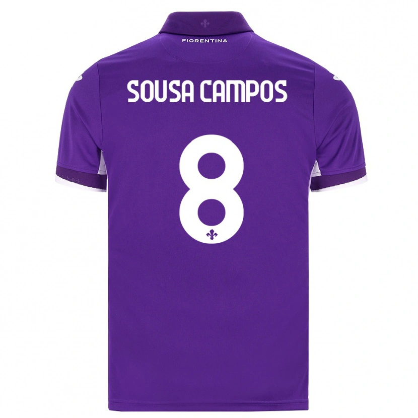 Danxen Homem Camisola Matteo Sousa Campos #8 Roxo Branco Rosa Principal 2026/27 Camisa Brasil