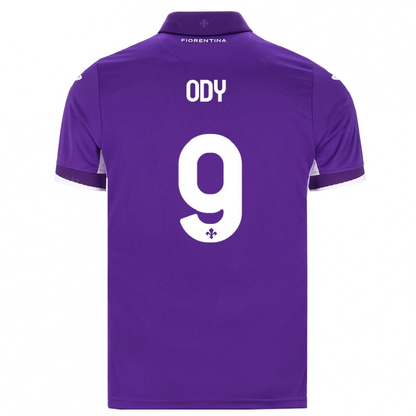 Danxen Homem Camisola Edwin Ody #9 Roxo Branco Rosa Principal 2026/27 Camisa Brasil