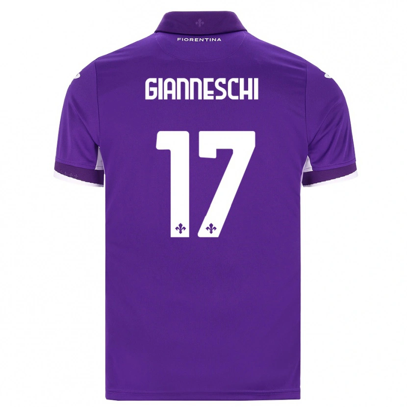 Danxen Homem Camisola Noah Gianneschi #17 Roxo Branco Rosa Principal 2026/27 Camisa Brasil