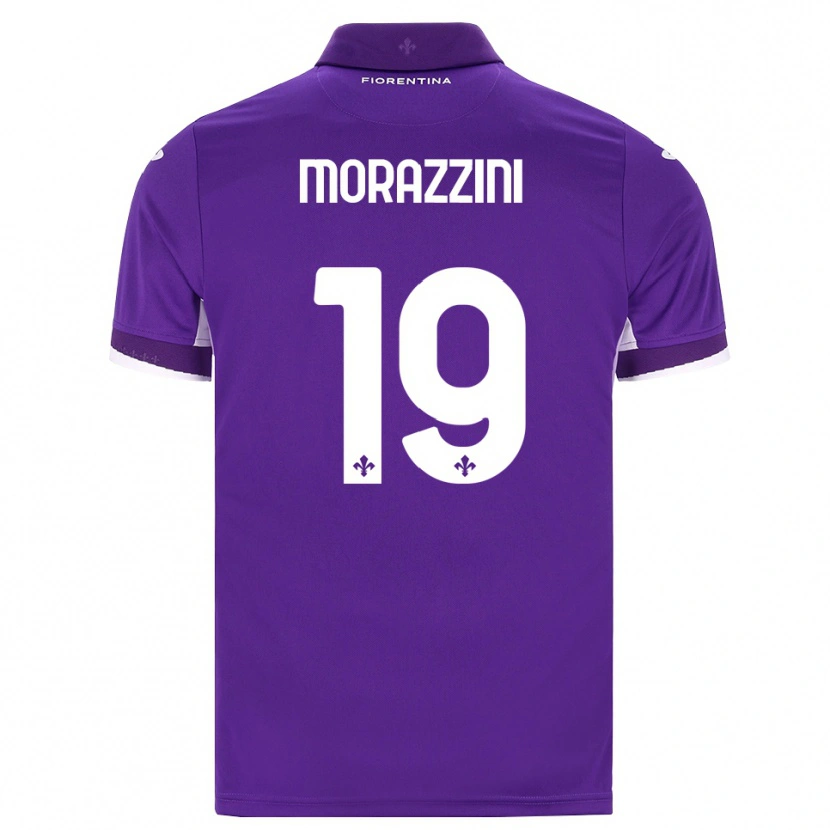 Danxen Homem Camisola Luigi Morazzini #19 Roxo Branco Rosa Principal 2026/27 Camisa Brasil