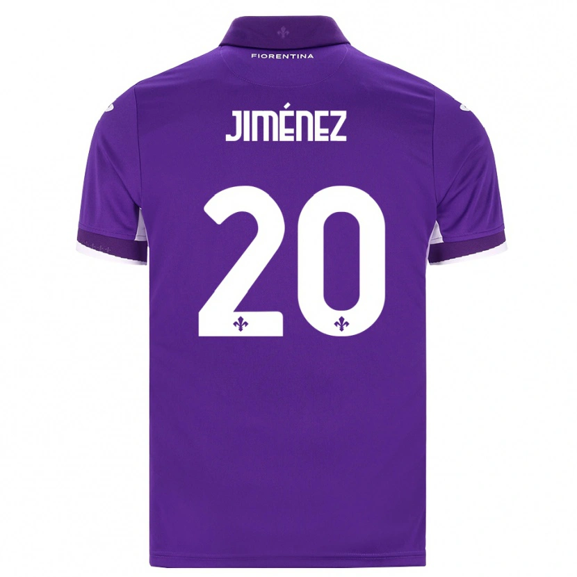 Danxen Homem Camisola Álex Jiménez #20 Roxo Branco Rosa Principal 2026/27 Camisa Brasil