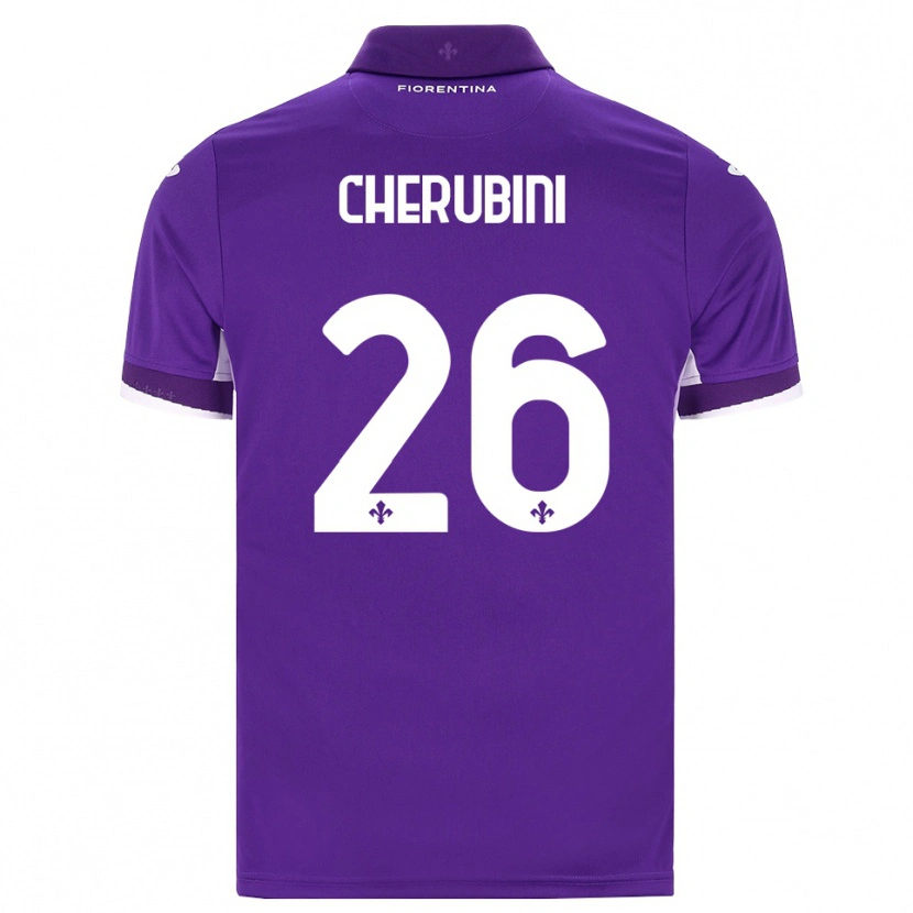 Danxen Homem Camisola Maya Cherubini #26 Roxo Branco Rosa Principal 2026/27 Camisa Brasil