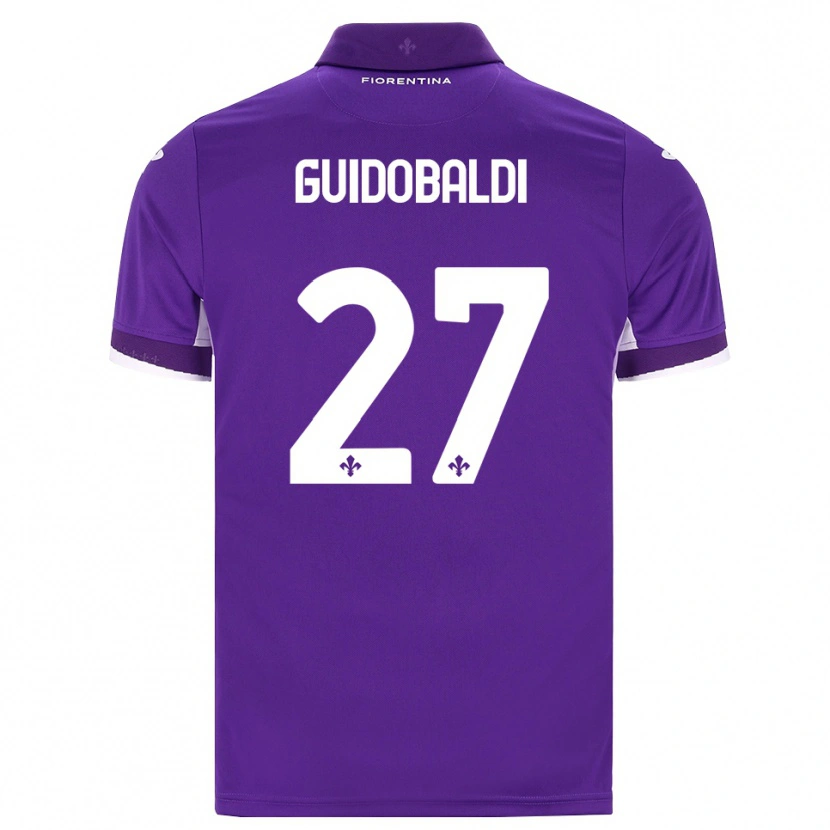 Danxen Homem Camisola Filippo Guidobaldi #27 Roxo Branco Rosa Principal 2026/27 Camisa Brasil
