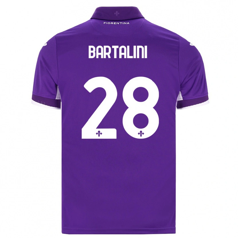Danxen Homem Camisola Viola Bartalini #28 Roxo Branco Rosa Principal 2026/27 Camisa Brasil