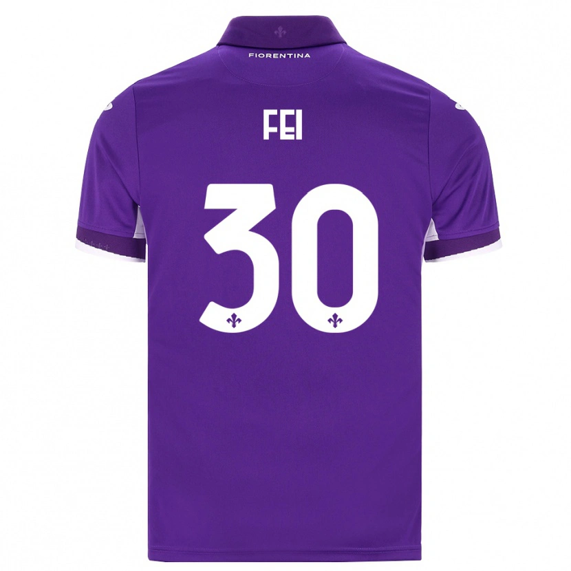 Danxen Homem Camisola Gianmaria Fei #30 Roxo Branco Rosa Principal 2026/27 Camisa Brasil