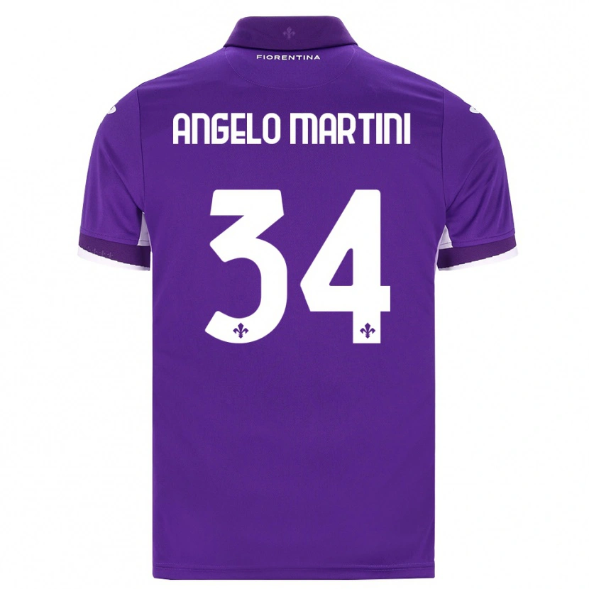 Danxen Homem Camisola Angelo Martini #34 Roxo Branco Rosa Principal 2026/27 Camisa Brasil