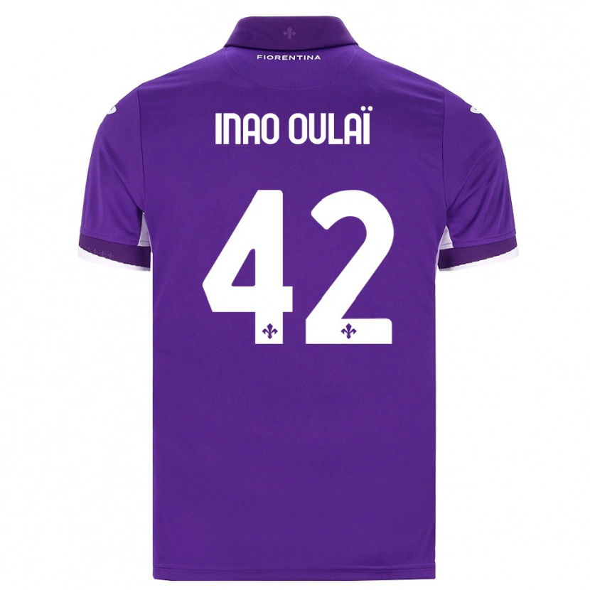 Danxen Homem Camisola Christ Inao Oulaï #42 Roxo Branco Rosa Principal 2026/27 Camisa Brasil