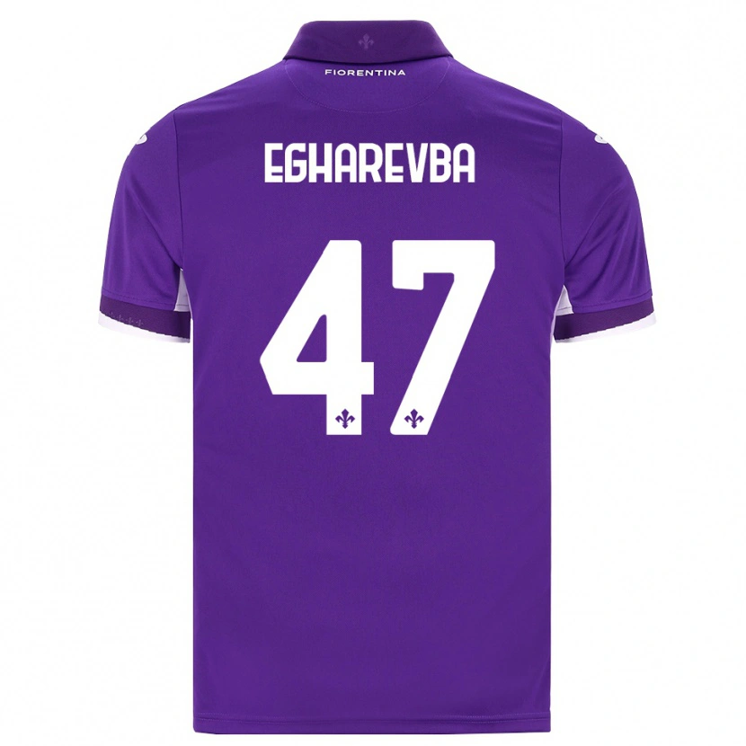 Danxen Homem Camisola Fortune Egharevba #47 Roxo Branco Rosa Principal 2026/27 Camisa Brasil