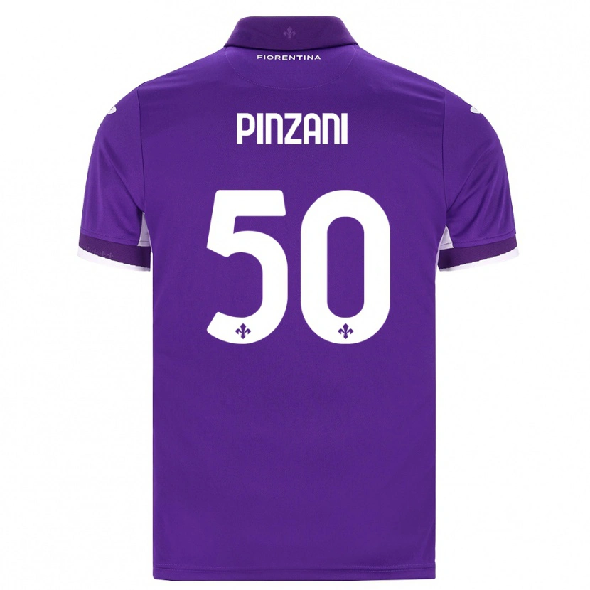 Danxen Homem Camisola Lorenzo Pinzani #50 Roxo Branco Rosa Principal 2026/27 Camisa Brasil