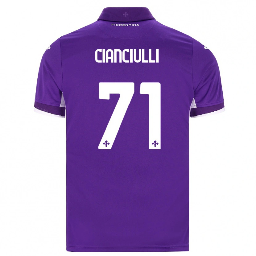 Danxen Homem Camisola Salvatore Cianciulli #71 Roxo Branco Rosa Principal 2026/27 Camisa Brasil