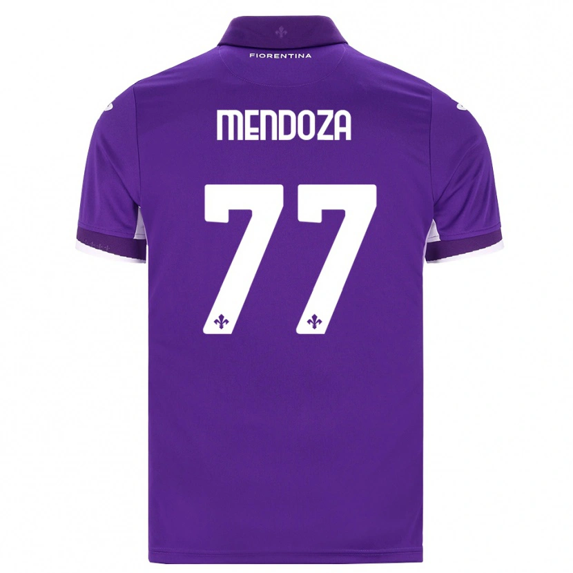 Danxen Homem Camisola William Mendoza #77 Roxo Branco Rosa Principal 2026/27 Camisa Brasil