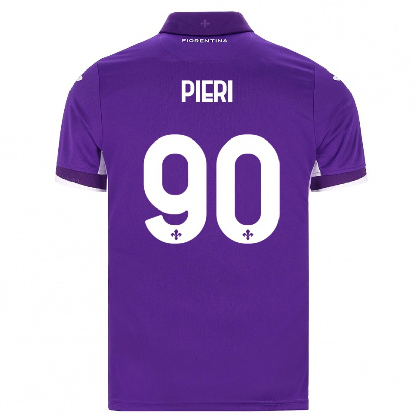 Danxen Homem Camisola Arianna Pieri #90 Roxo Branco Rosa Principal 2026/27 Camisa Brasil