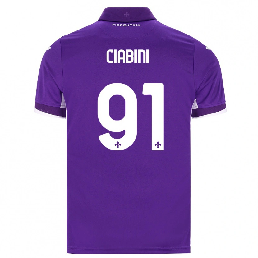 Danxen Homem Camisola Giulia Ciabini #91 Roxo Branco Rosa Principal 2026/27 Camisa Brasil