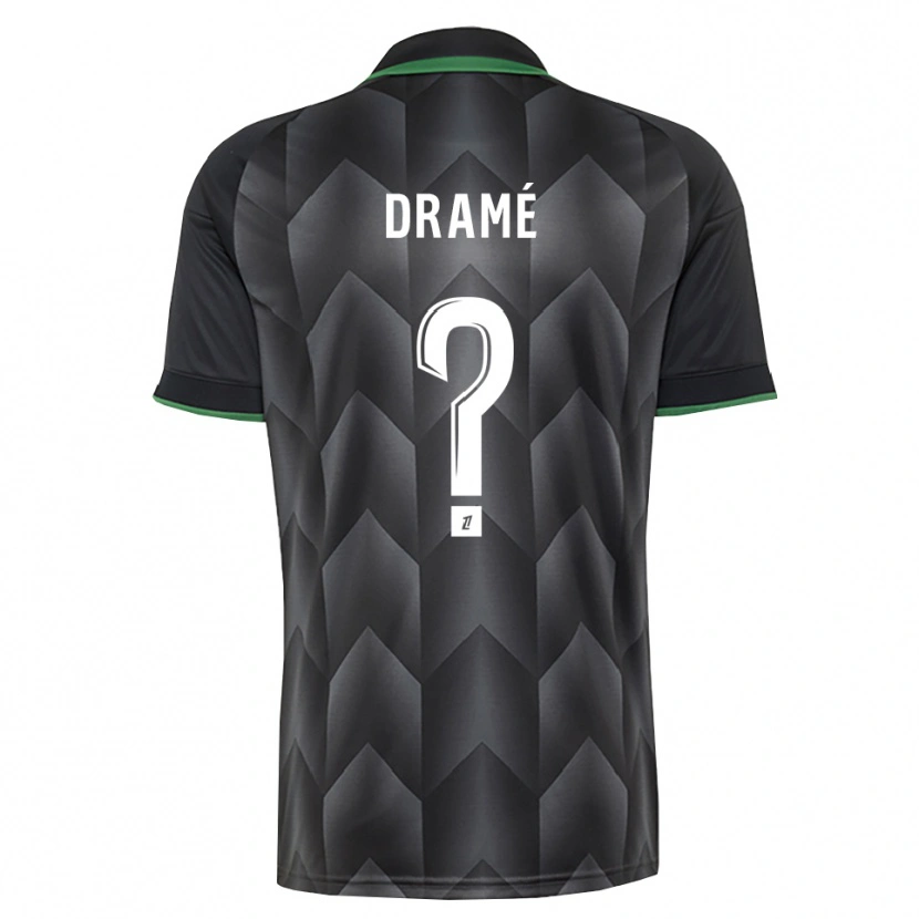 Danxen Homem Camisola Issa Dramé #0 Branco Preto Verde Alternativa 2026/27 Camisa Brasil