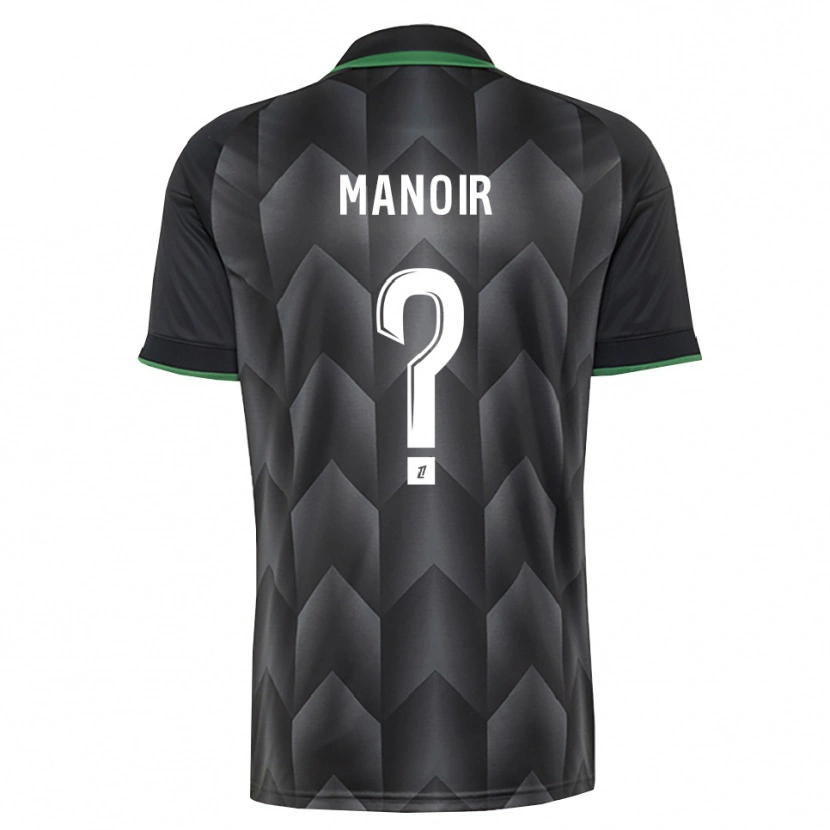 Danxen Homem Camisola Nael Manoir #0 Branco Preto Verde Alternativa 2026/27 Camisa Brasil