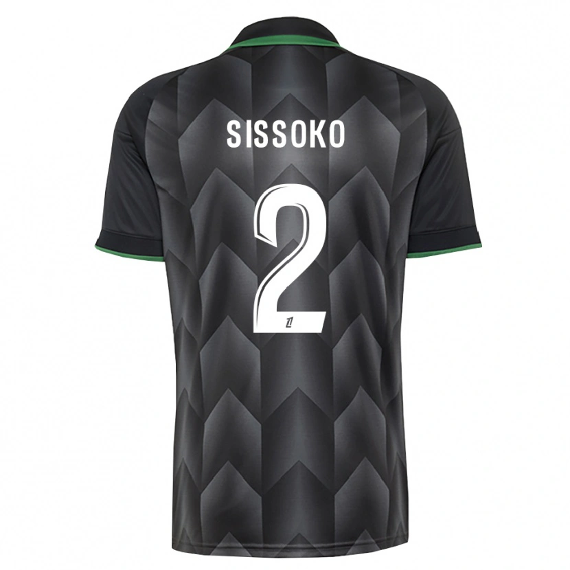 Danxen Homem Camisola Mustapha Sissoko #2 Branco Preto Verde Alternativa 2026/27 Camisa Brasil
