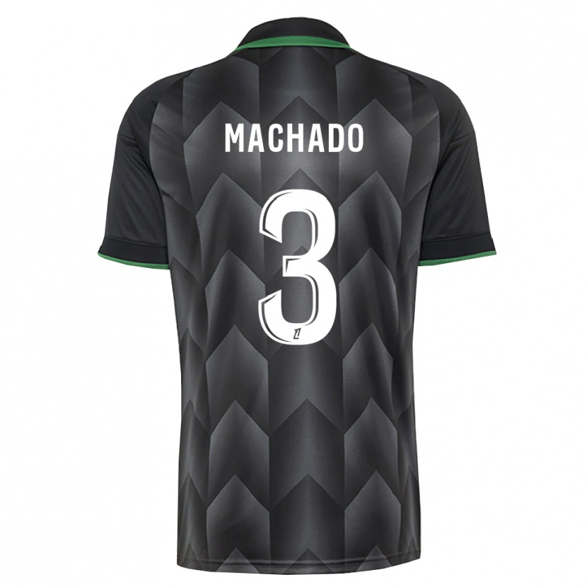 Danxen Homem Camisola Deiver Machado #3 Branco Preto Verde Alternativa 2026/27 Camisa Brasil