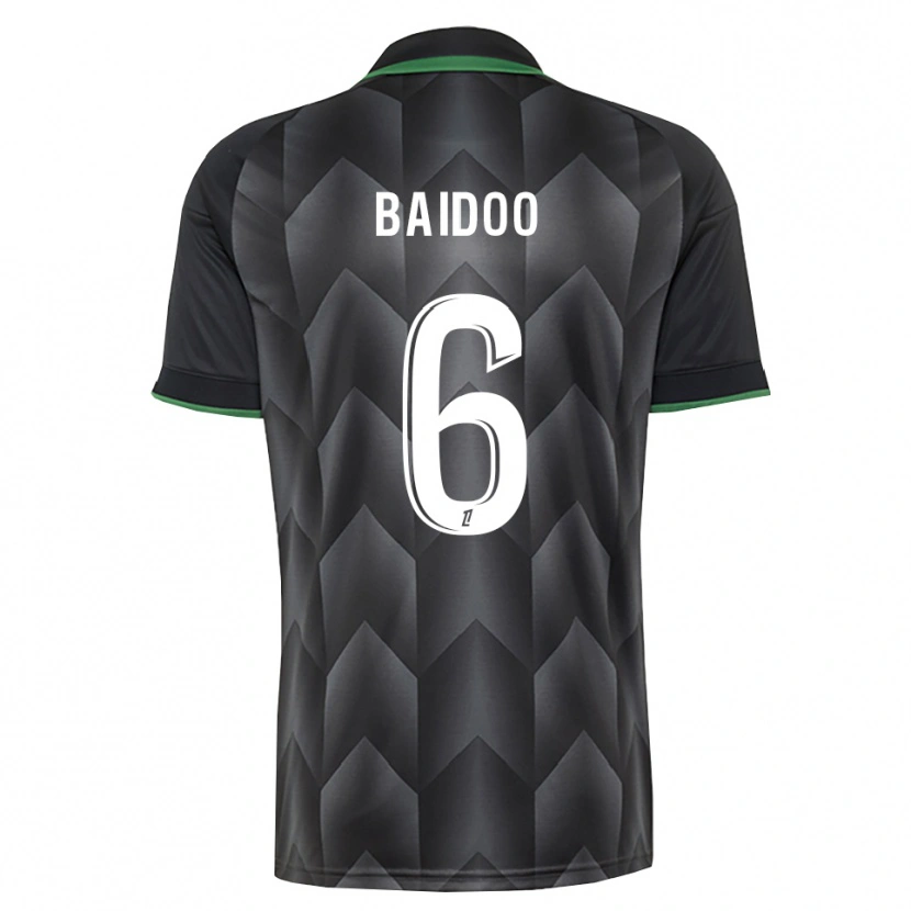 Danxen Homem Camisola Samson Baidoo #6 Branco Preto Verde Alternativa 2026/27 Camisa Brasil