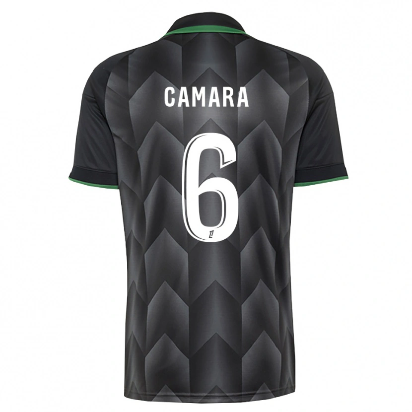Danxen Homem Camisola Mamadou Camara #6 Branco Preto Verde Alternativa 2026/27 Camisa Brasil