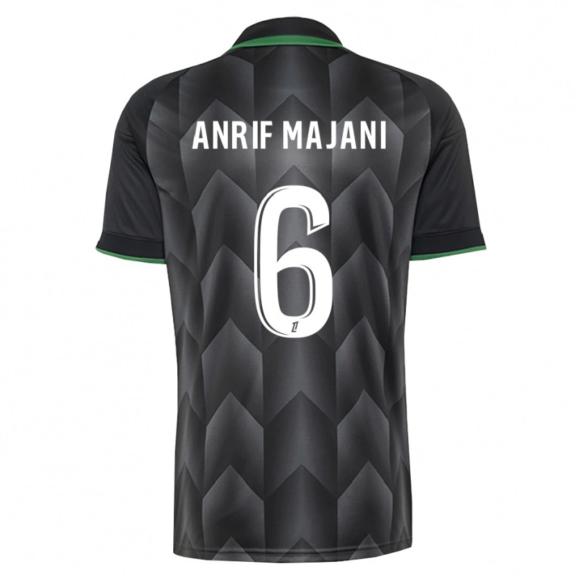 Danxen Homem Camisola El Anrif Majani #6 Branco Preto Verde Alternativa 2026/27 Camisa Brasil