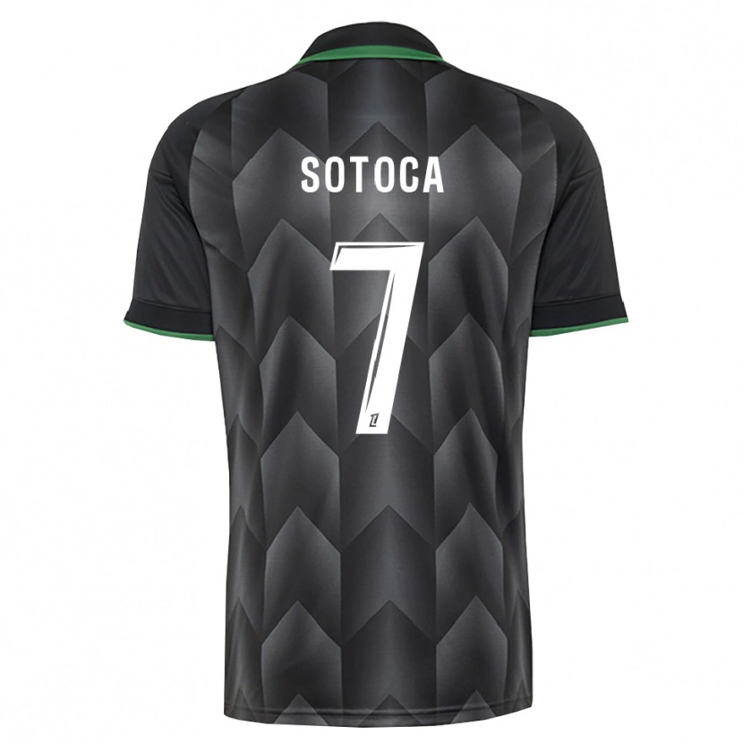 Danxen Homem Camisola Florian Sotoca #7 Branco Preto Verde Alternativa 2026/27 Camisa Brasil