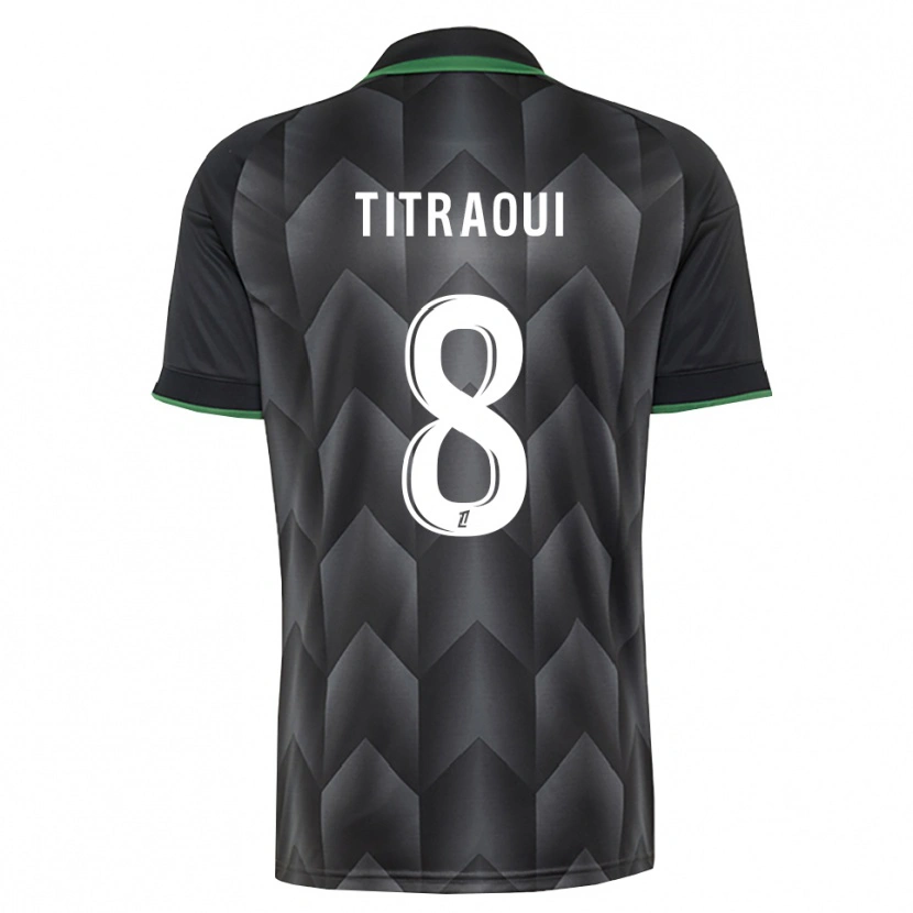 Danxen Homem Camisola Yacine Titraoui #8 Branco Preto Verde Alternativa 2026/27 Camisa Brasil