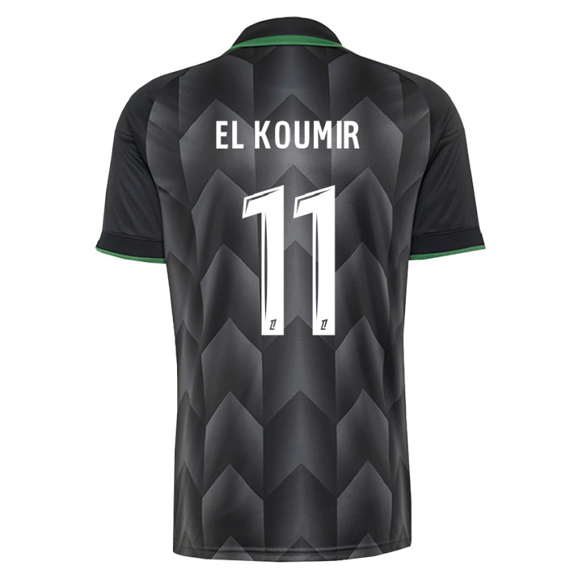 Danxen Homem Camisola Kaîna El Koumir #11 Branco Preto Verde Alternativa 2026/27 Camisa Brasil