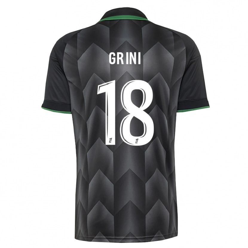 Danxen Homem Camisola Ilyes Grini #18 Branco Preto Verde Alternativa 2026/27 Camisa Brasil