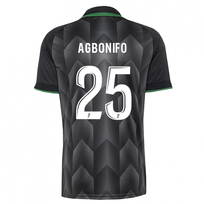 Danxen Homem Camisola Jeremy Agbonifo #25 Branco Preto Verde Alternativa 2026/27 Camisa Brasil