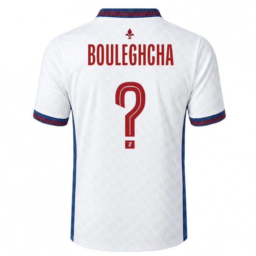 Danxen Homem Camisola Ismail Bouleghcha #0 Vermelho Branco Azul Alternativa 2026/27 Camisa Brasil