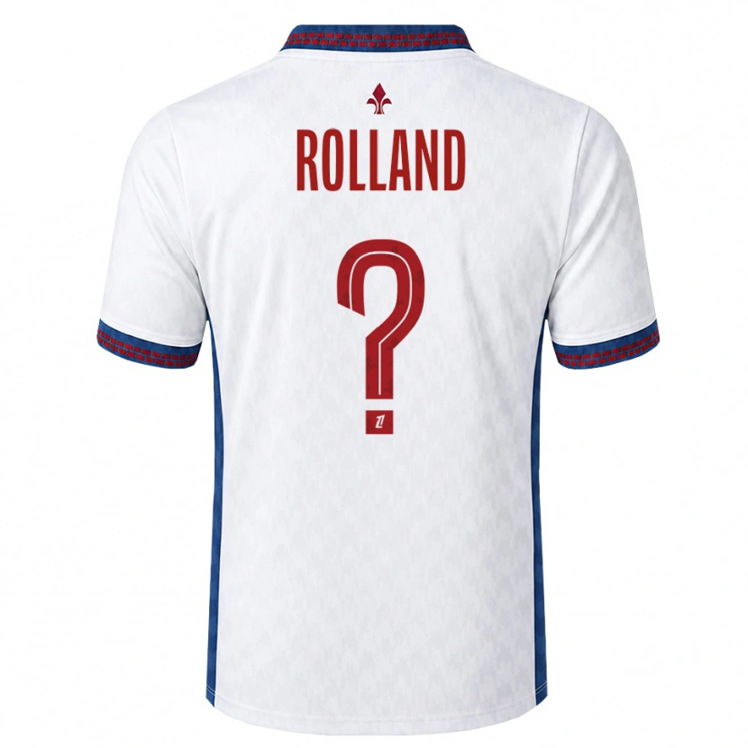 Danxen Homem Camisola Baptiste Rolland #0 Vermelho Branco Azul Alternativa 2026/27 Camisa Brasil