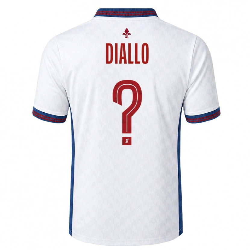 Danxen Homem Camisola Alpha Diallo #0 Vermelho Branco Azul Alternativa 2026/27 Camisa Brasil