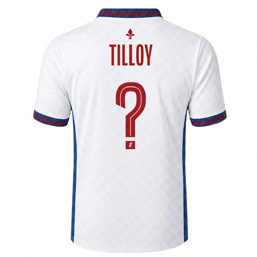 Danxen Homem Camisola Paul Tilloy #0 Vermelho Branco Azul Alternativa 2026/27 Camisa Brasil