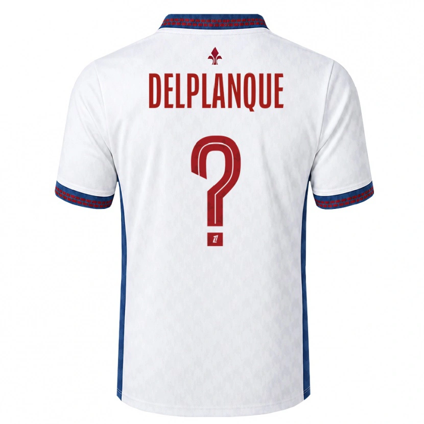 Danxen Homem Camisola Gaël Delplanque #0 Vermelho Branco Azul Alternativa 2026/27 Camisa Brasil