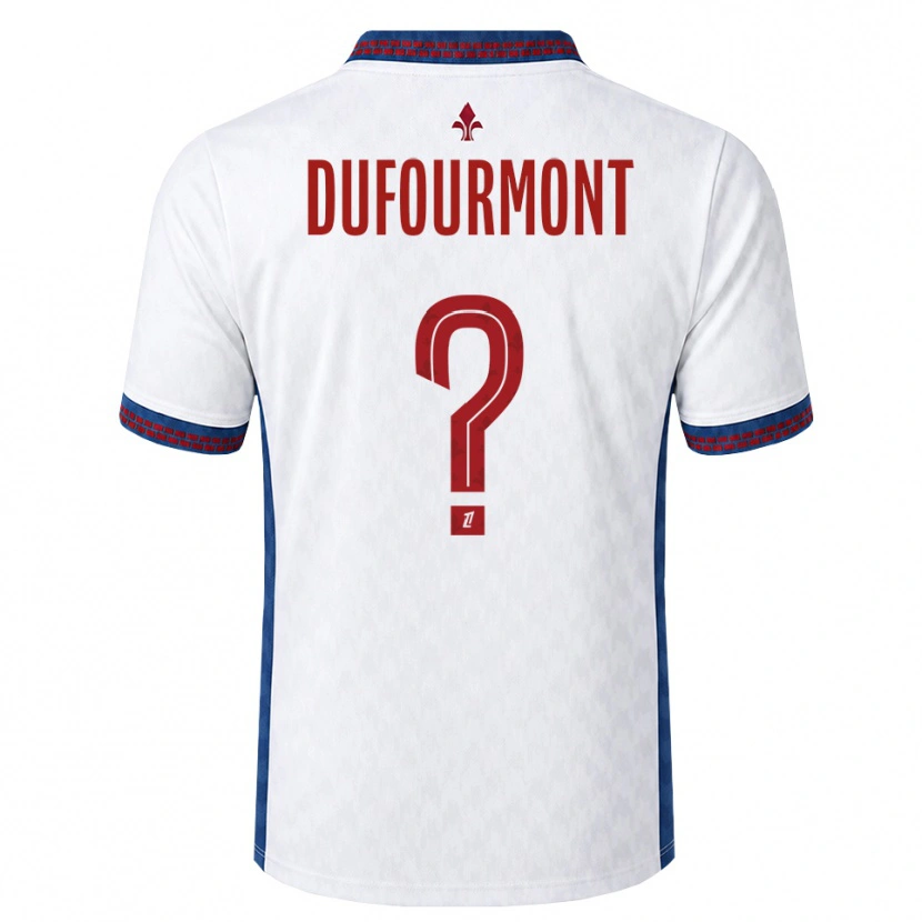 Danxen Homem Camisola Eléa Dufourmont #0 Vermelho Branco Azul Alternativa 2026/27 Camisa Brasil