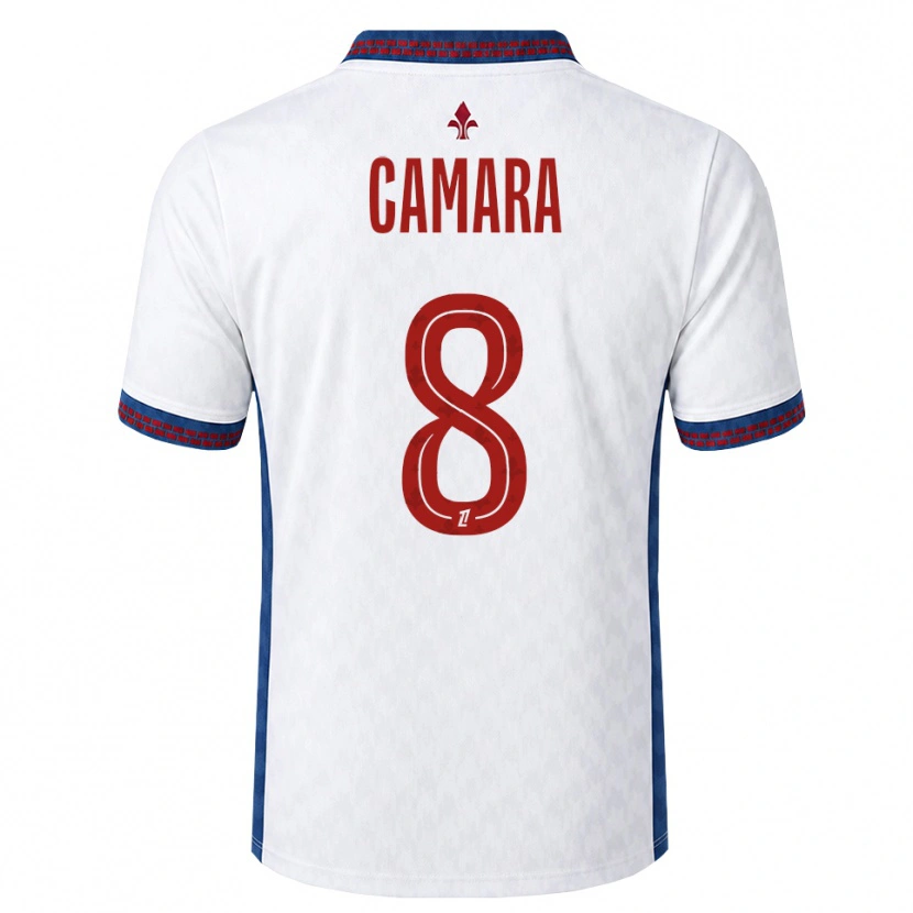 Danxen Homem Camisola Ismaël Camara #8 Vermelho Branco Azul Alternativa 2026/27 Camisa Brasil