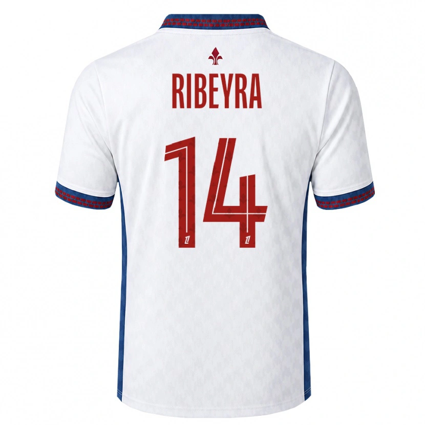 Danxen Homem Camisola Anaïs Ribeyra #14 Vermelho Branco Azul Alternativa 2026/27 Camisa Brasil